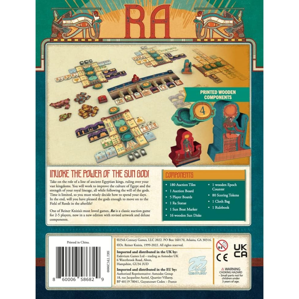 RA Board Game For 2 to 5 Players