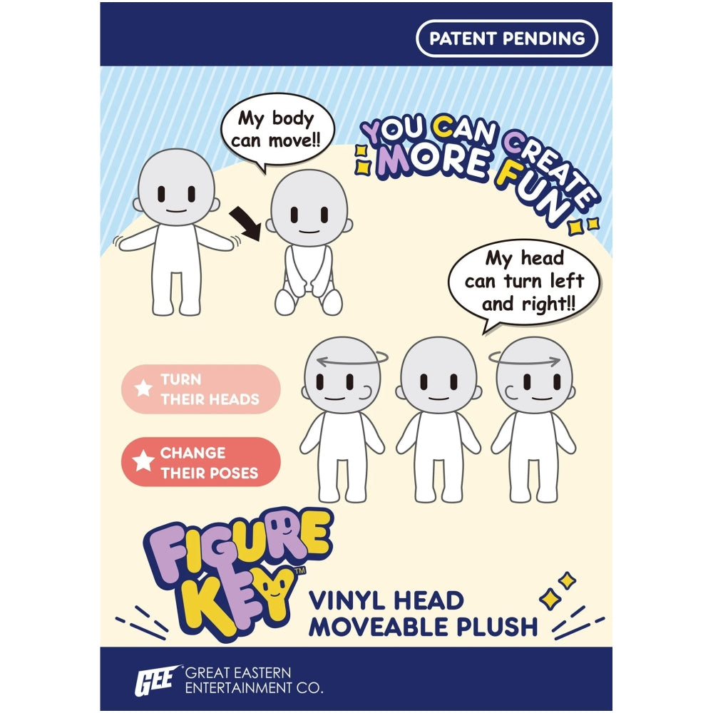 Yu Yu Hakusho - Kuwabara #3 Plastic Head Moveable Plush 4.5&#39;&#39;