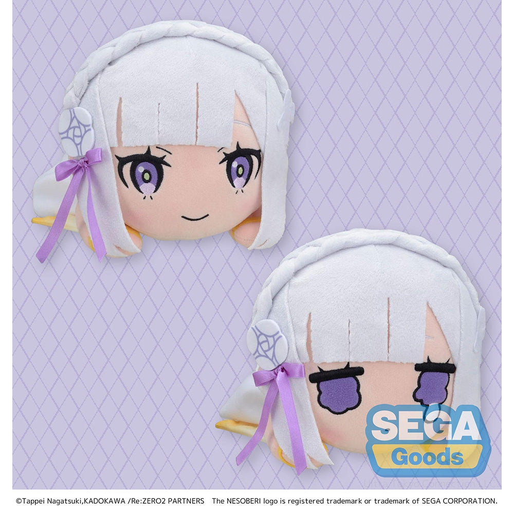 NESOBERI (Lay-Down) &quot;Re:ZERO -Starting Life in Another World-&quot; SP Plush &quot;Emilia&quot;