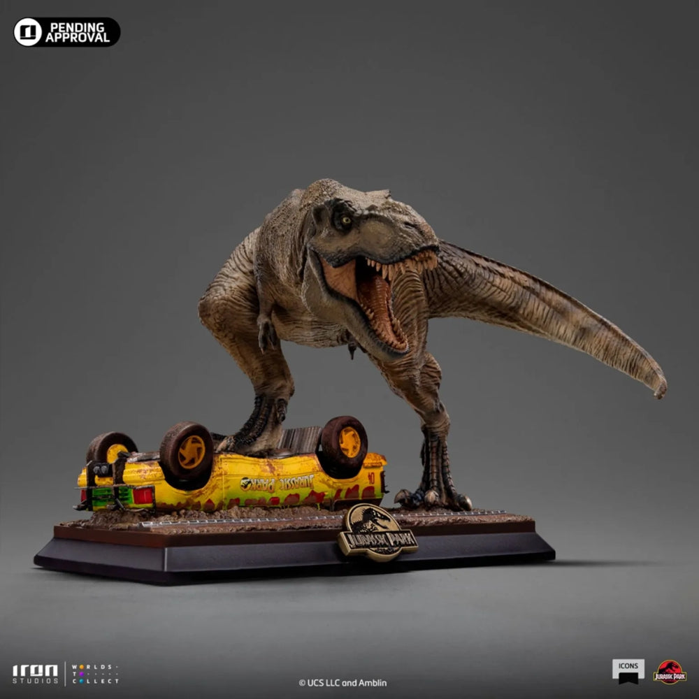 Statue T-Rex Attack - Jurassic Park - Icons