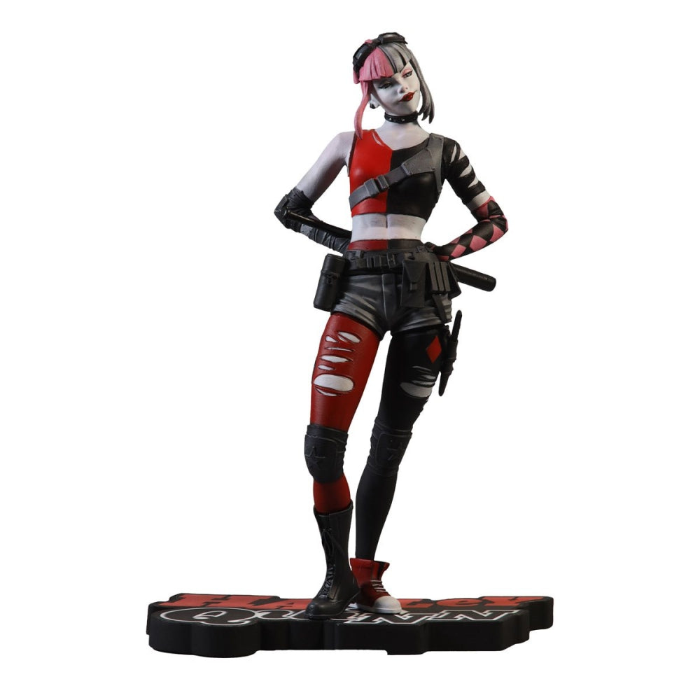 Harley Quinn Red, White, and Black by Simone Di Meo Resin 1:10 Scale Statue