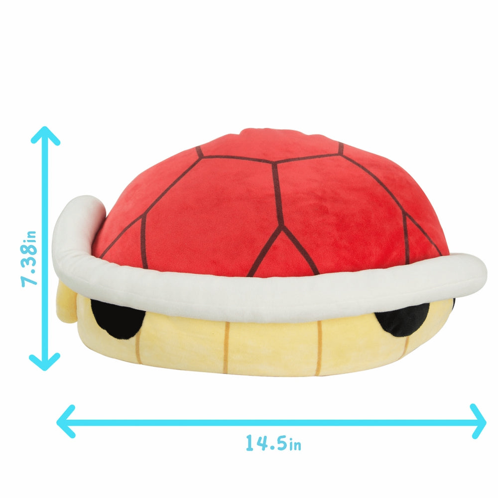 Club Mocchi- Mocchi- Mario Kart™ Red Shell Mega Plush Toy, 15 inch