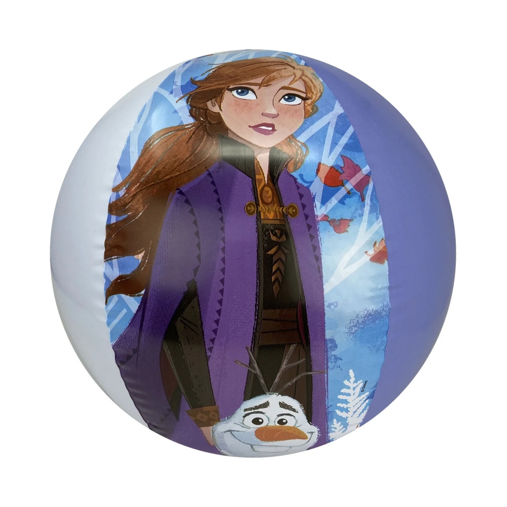 Frozen 2 Inflatable Beach Ball 13.5 in. Anna, Elsa, and Olaf with Vinyl Plastic Repair Kit