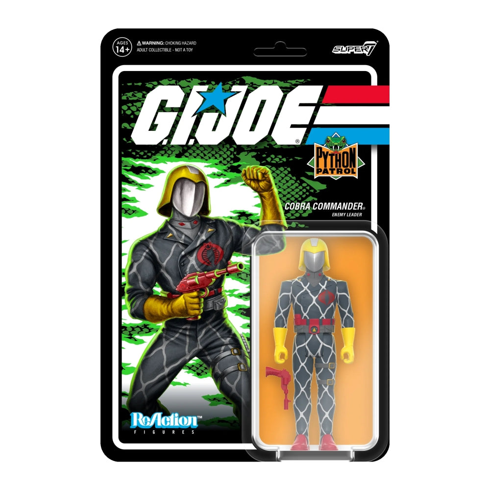 G.I. Joe ReAction Figures Wave 6 Python Patrol Cobra Commander