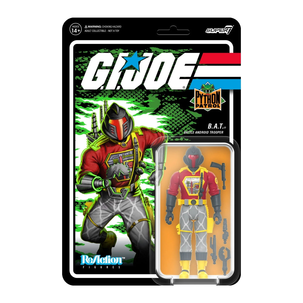 G.I. Joe ReAction Figures Wave 6 Python Patrol Cobra B.A.T.