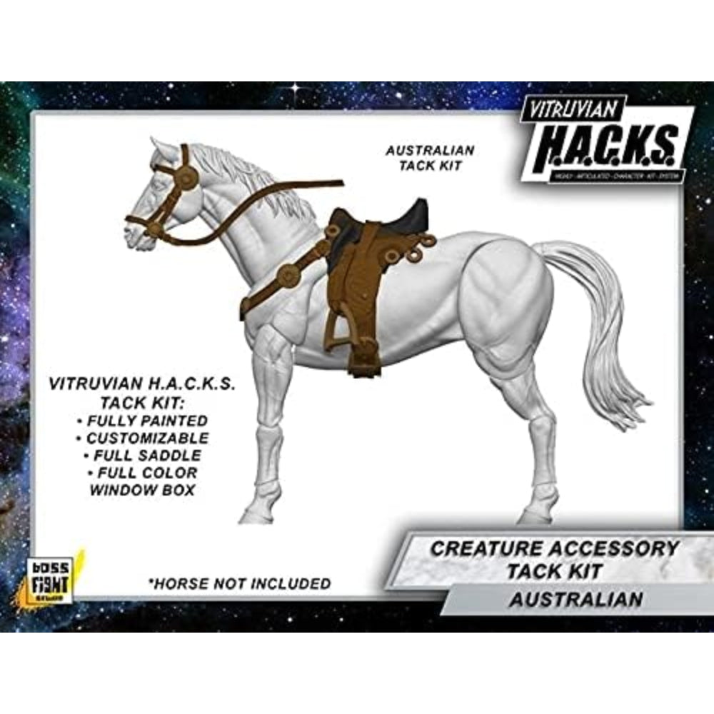 Boss Fight Studio Mighty Steeds: Australian Tack Kit, Brown