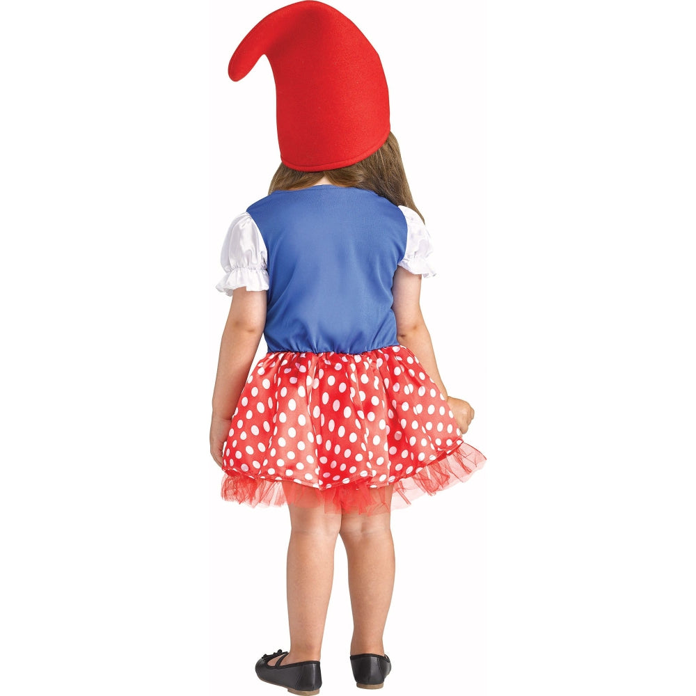 Fun World Li&#39;l Miss Gnome Toddler Costume, 3T-4T
