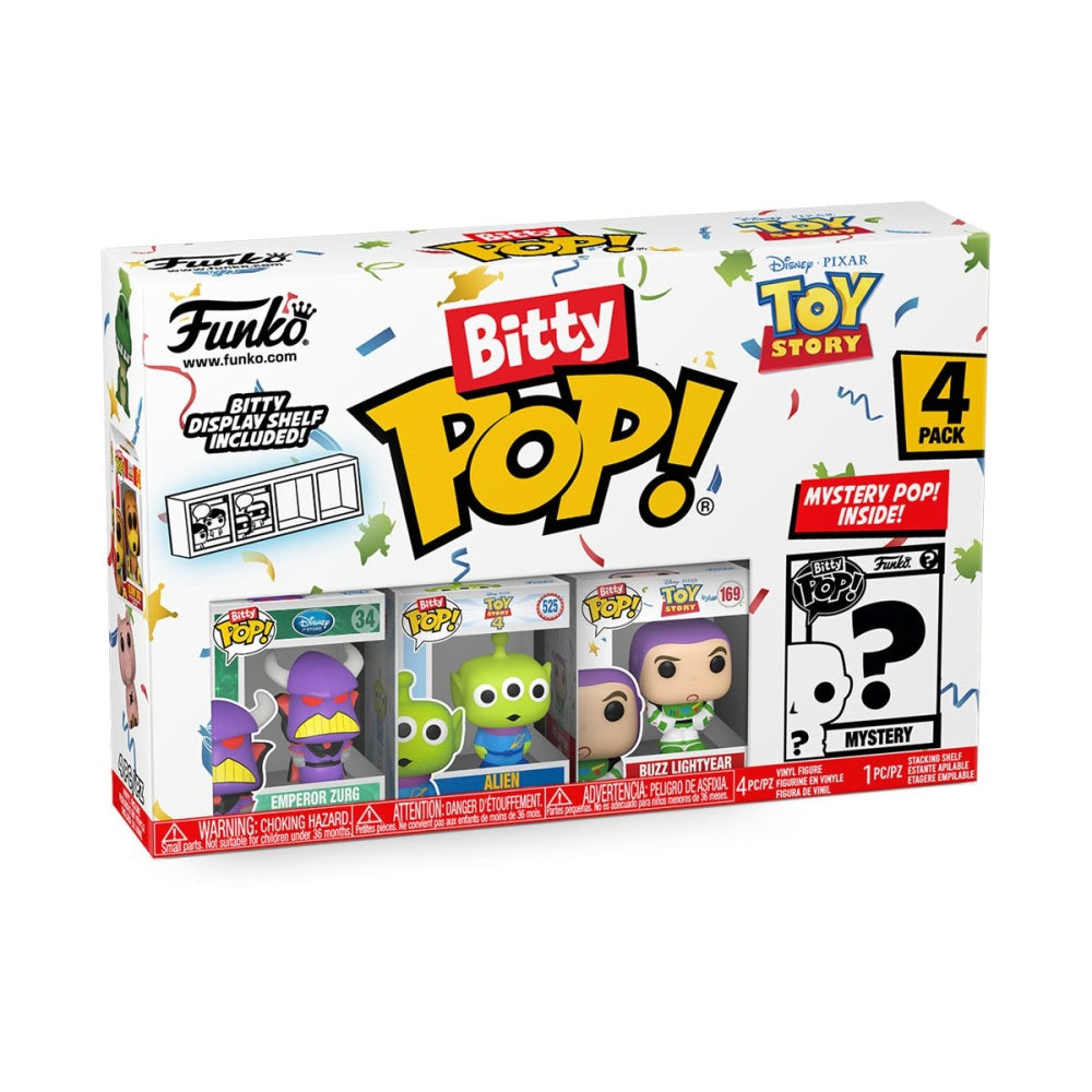 Toy Story Emperor Zurg Funko Bitty Pop! Mini-Figure 4-Pack - Retro