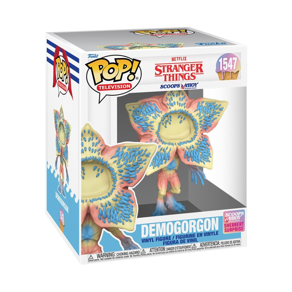 Stranger Things Demogorgon (Scoops Ahoy) Jumbo Funko Pop! Vinyl Figure