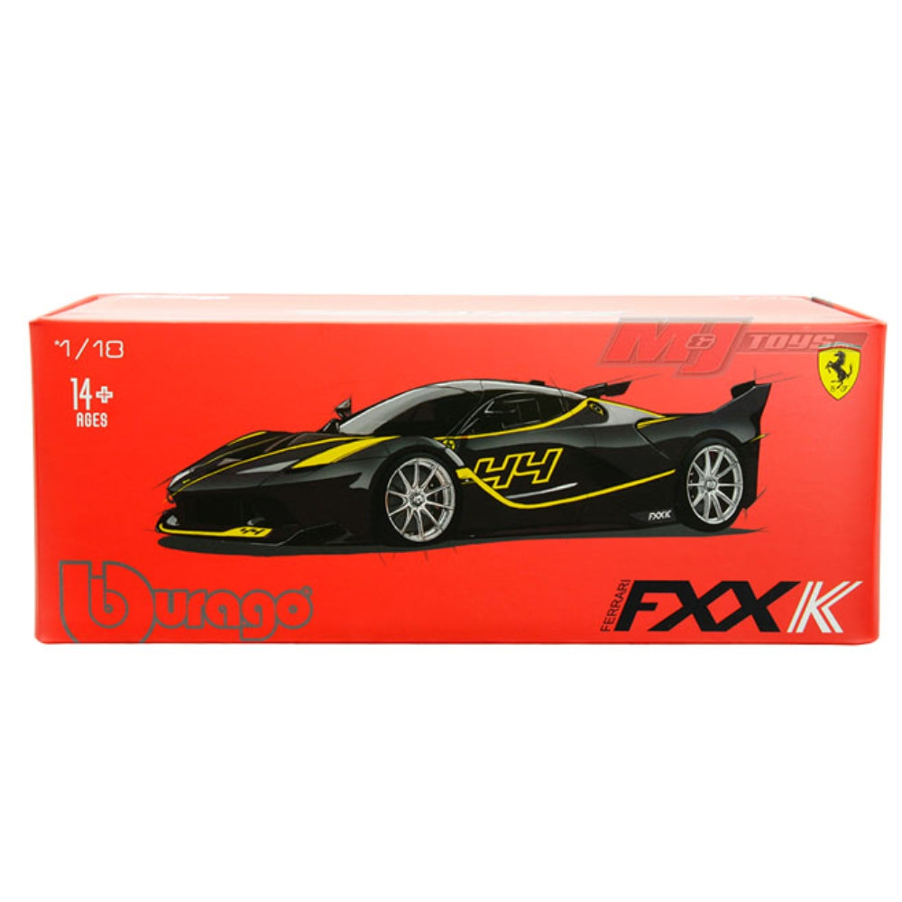 Bburago 1:18 Ferrari FXX K #44 (Black) – Signature Series