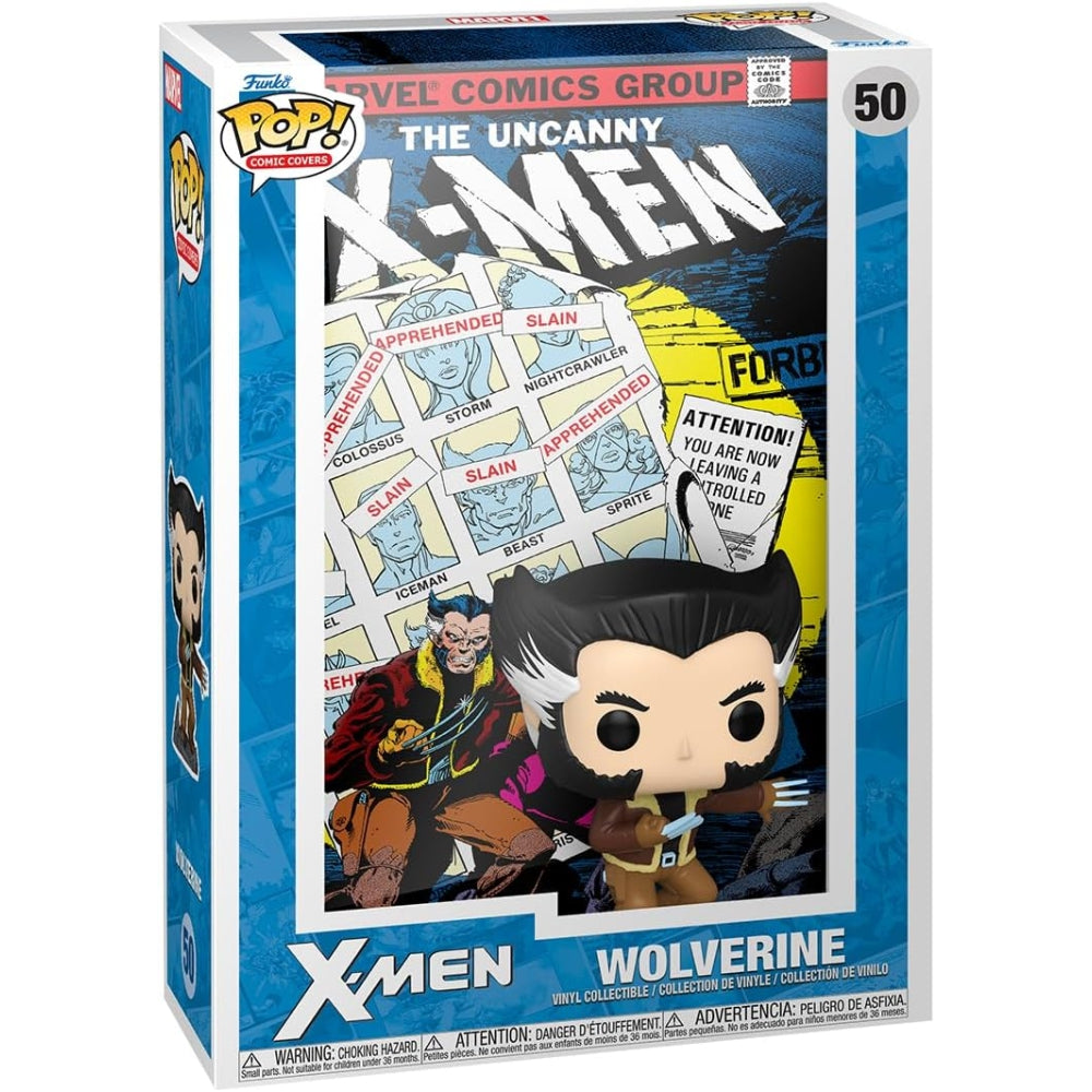 X-Men: Days of Future Past (1981) Wolverine Funko Pop! Comic Cover Figure #50 with Case