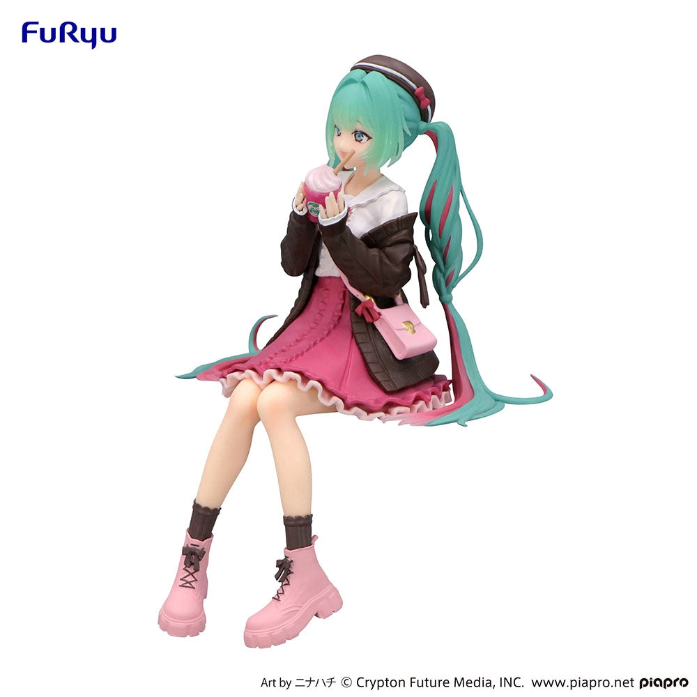 Hatsune Miku - Noodle Stopper Figure - Autumn Date Pink Color Version