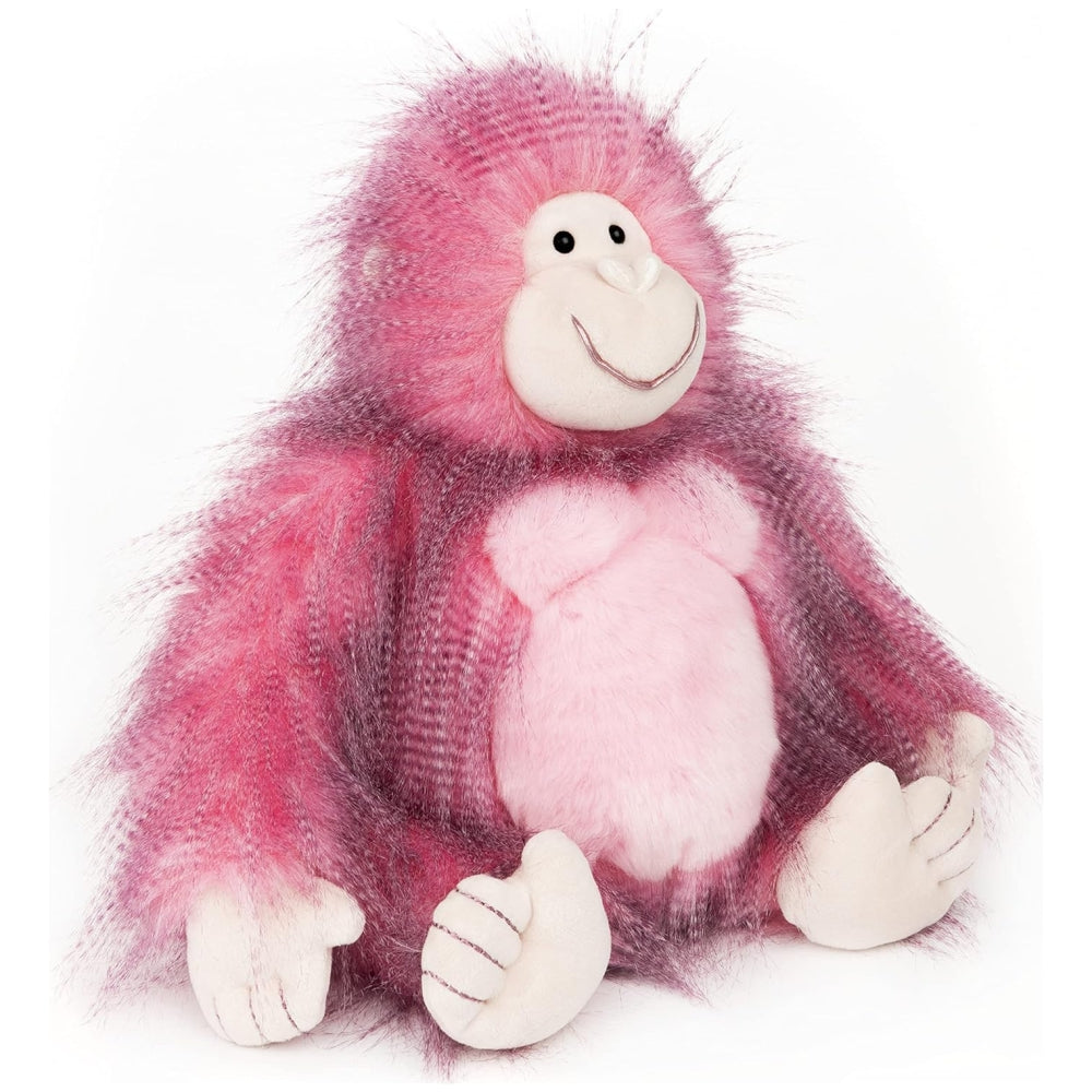 GUND Fab Pals Collection, Ramona Gorilla, Plush Monkey Stuffed Animal, Pink, 11.5”