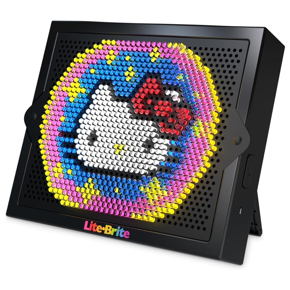 Lite-Brite Super Bright HD Hello Kitty Edition – Light-Up Art Set with Templates & Mini Pegs (Ages 6+)