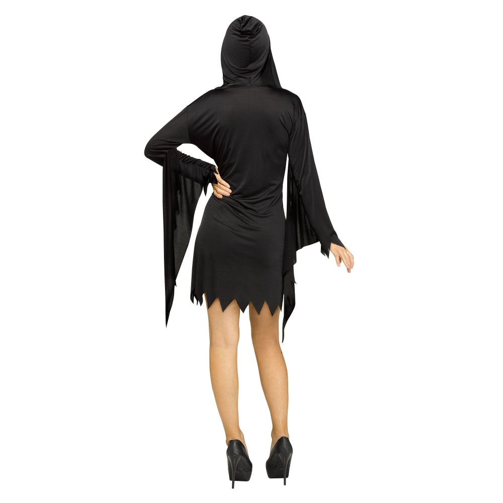 Fun World Ghost Face Glamour Adult Costume, 10-14