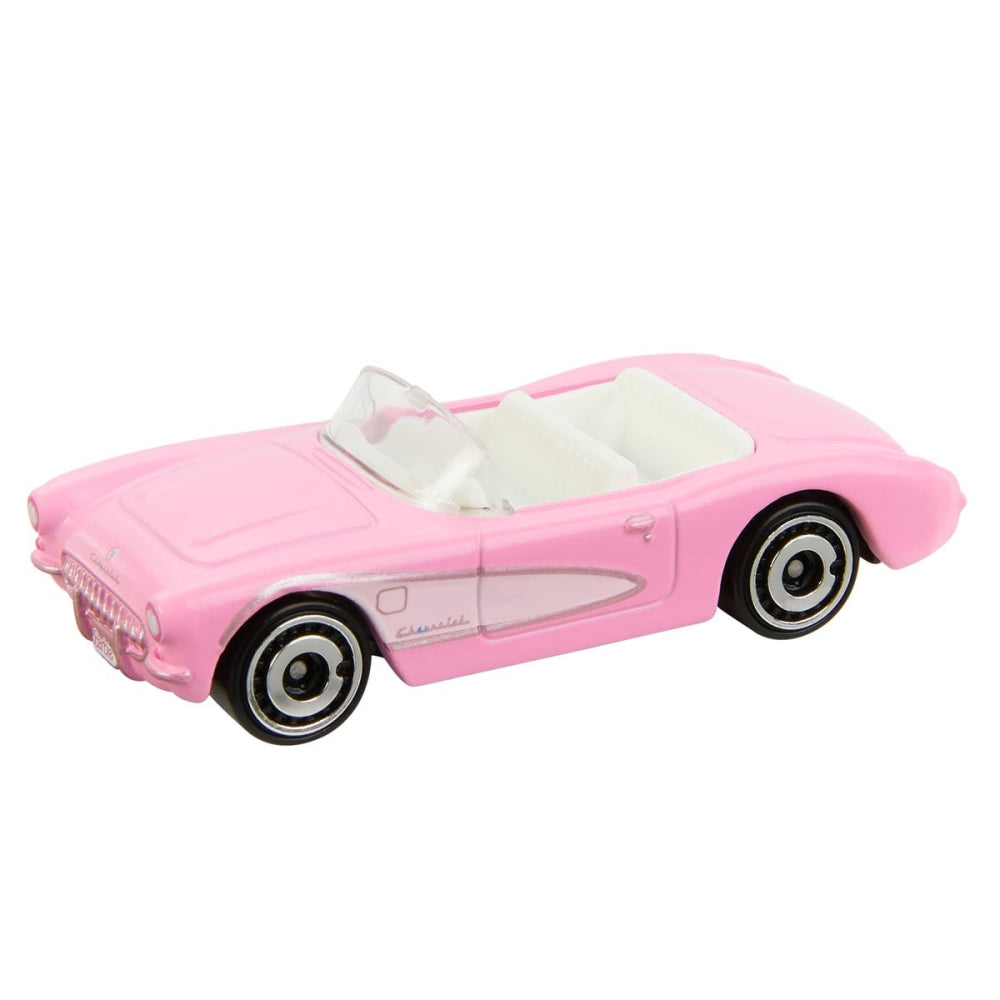 Barbie: The Movie Hot Wheels Corvette 1:64 Scale Die-Cast Metal Vehicle