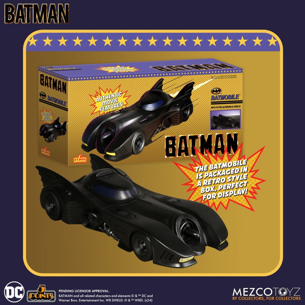 Batman 1989 Batmobile 5 Points Vehicle