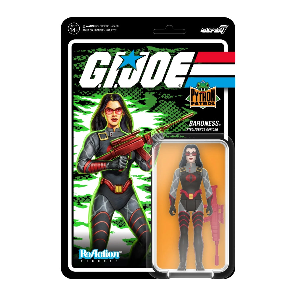 G.I. Joe ReAction Figures Wave 6 Python Patrol Baroness