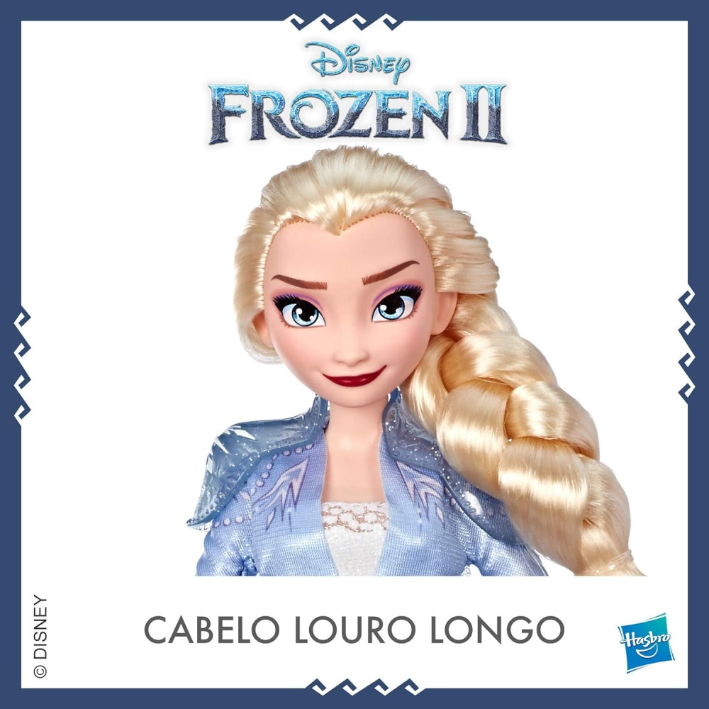 Disney Frozen Elsa Fashion Doll with Long Blonde Hair &amp; Blue Outfit Inspired by Frozen 2