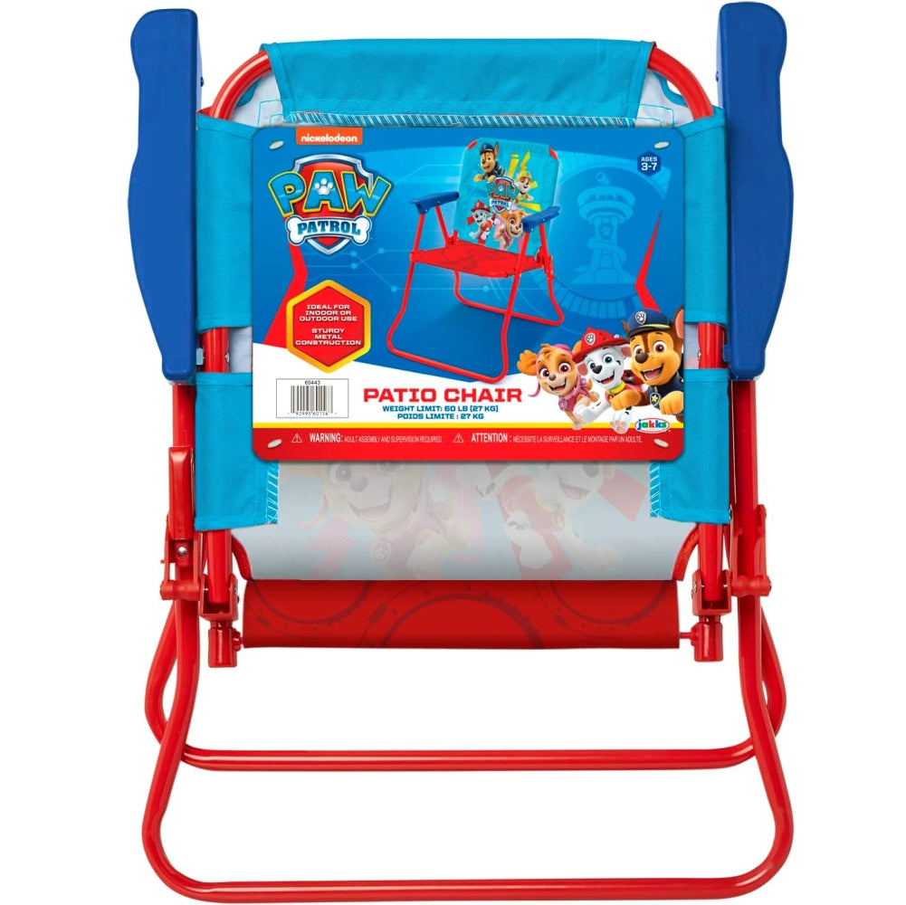 Paw Patrol Kids Folding Patio Chair – Foldable Outdoor/Indoor Seat with Character Graphics (Ages 3–6+)