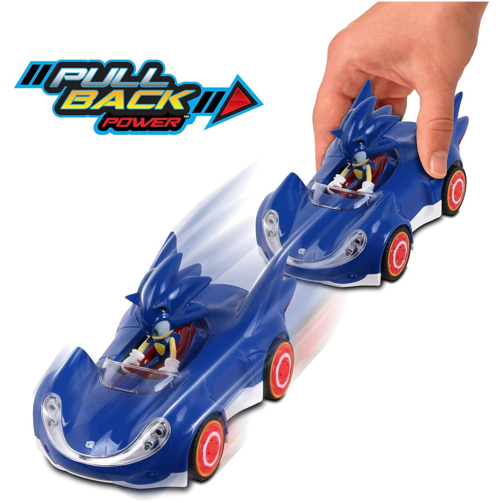 NKOK Sonic The Hedgehog All Stars Racing Pull Back Action Toy