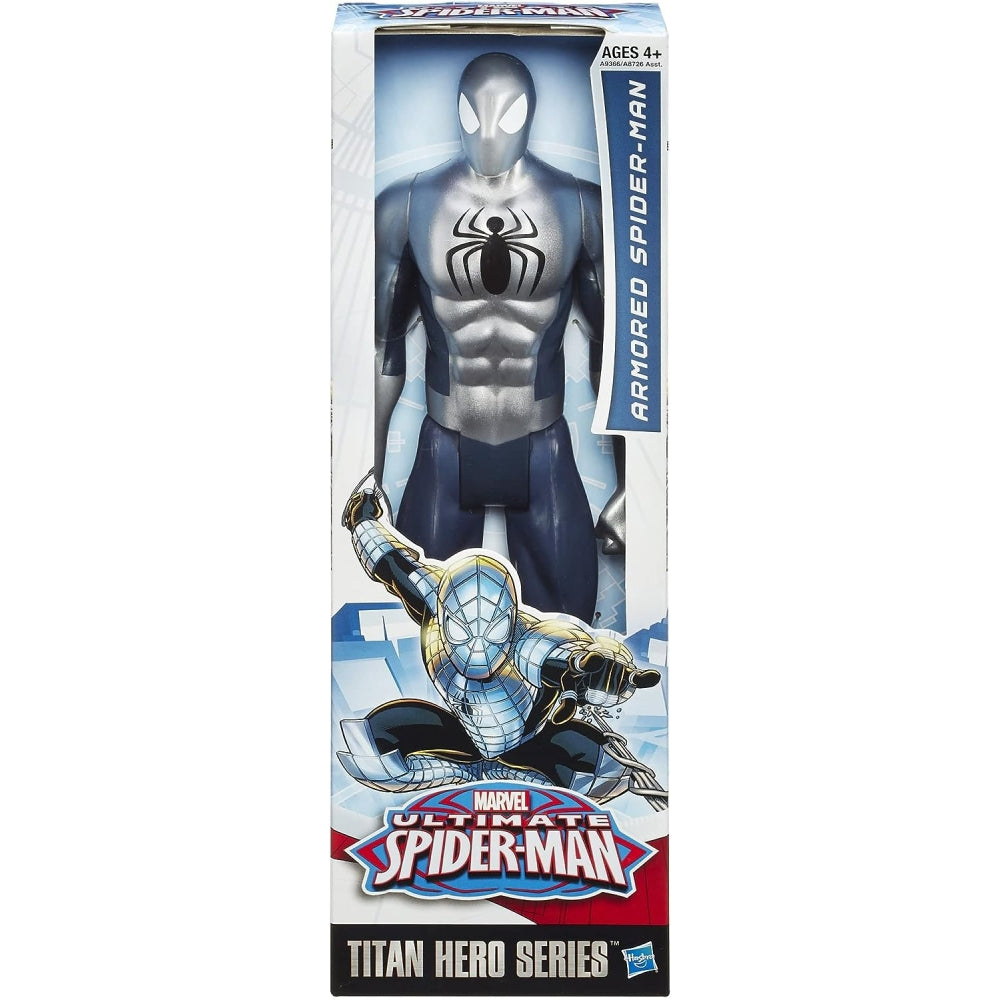 Marvel Ultimate Spider-Man Titan Hero Series Armored Spider-Man Figure - 12 Inch