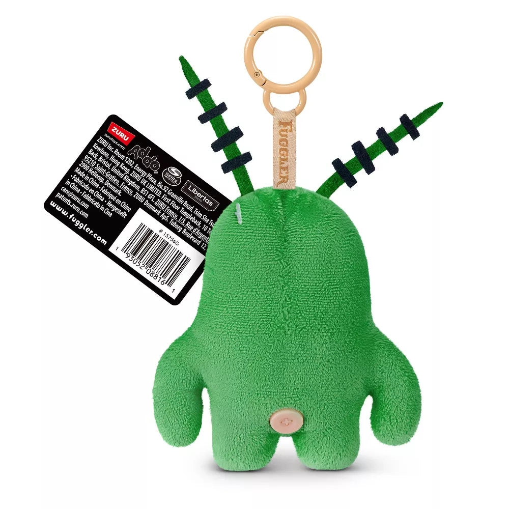 Fuggler SpongeBob Sheldon Plankton Key Ring Plush 5”