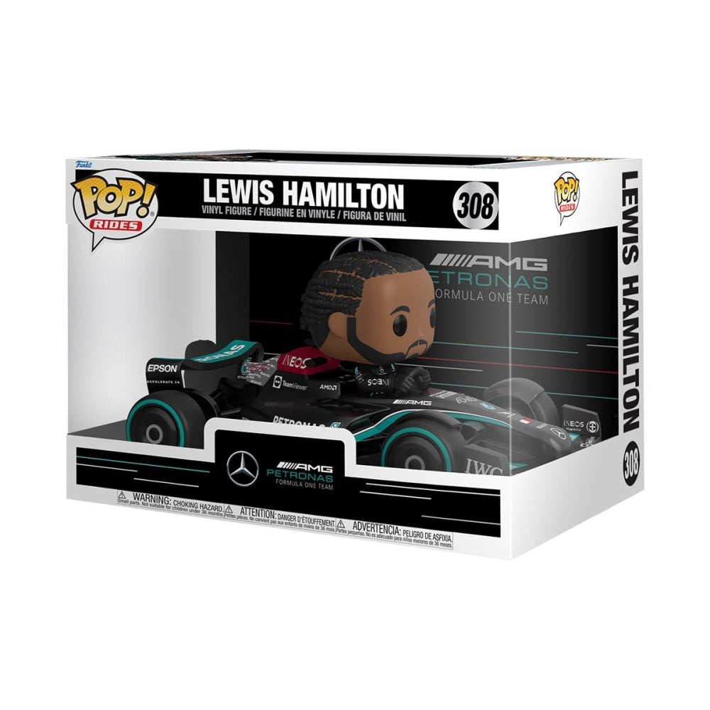 Formula 1 Mercedes Lewis Hamilton Super Deluxe Funko Pop! Ride Vinyl Vehicle