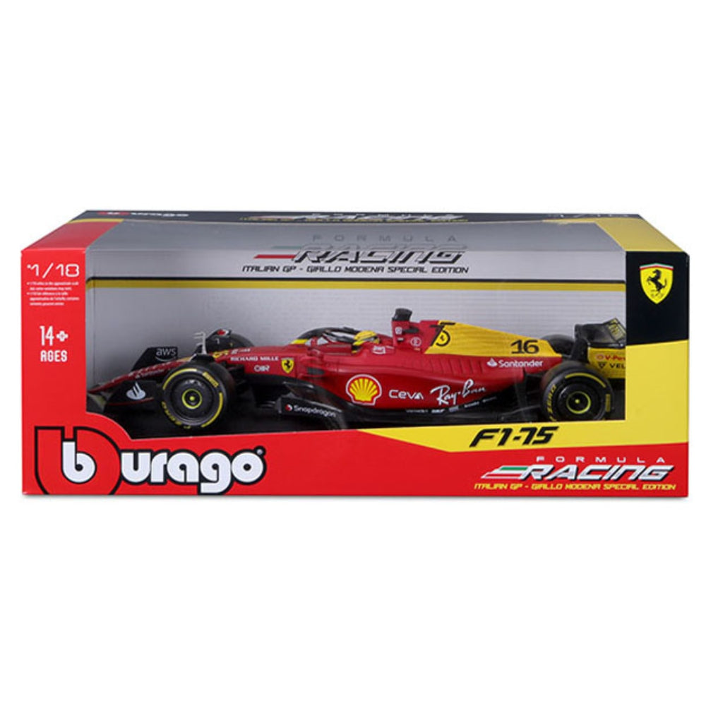 Bburago 1:18 Ferrari F1-75 #16 C. Leclerc