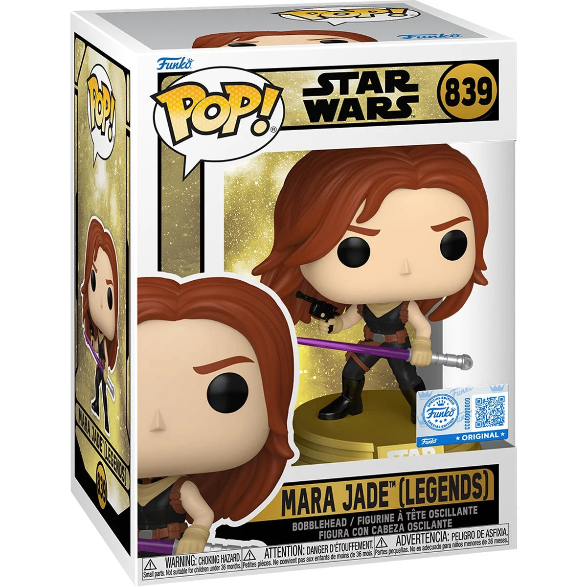 Mara Jade Funko Pop #839 – Star Wars Legends Vinyl Figure (Specialty Edition)