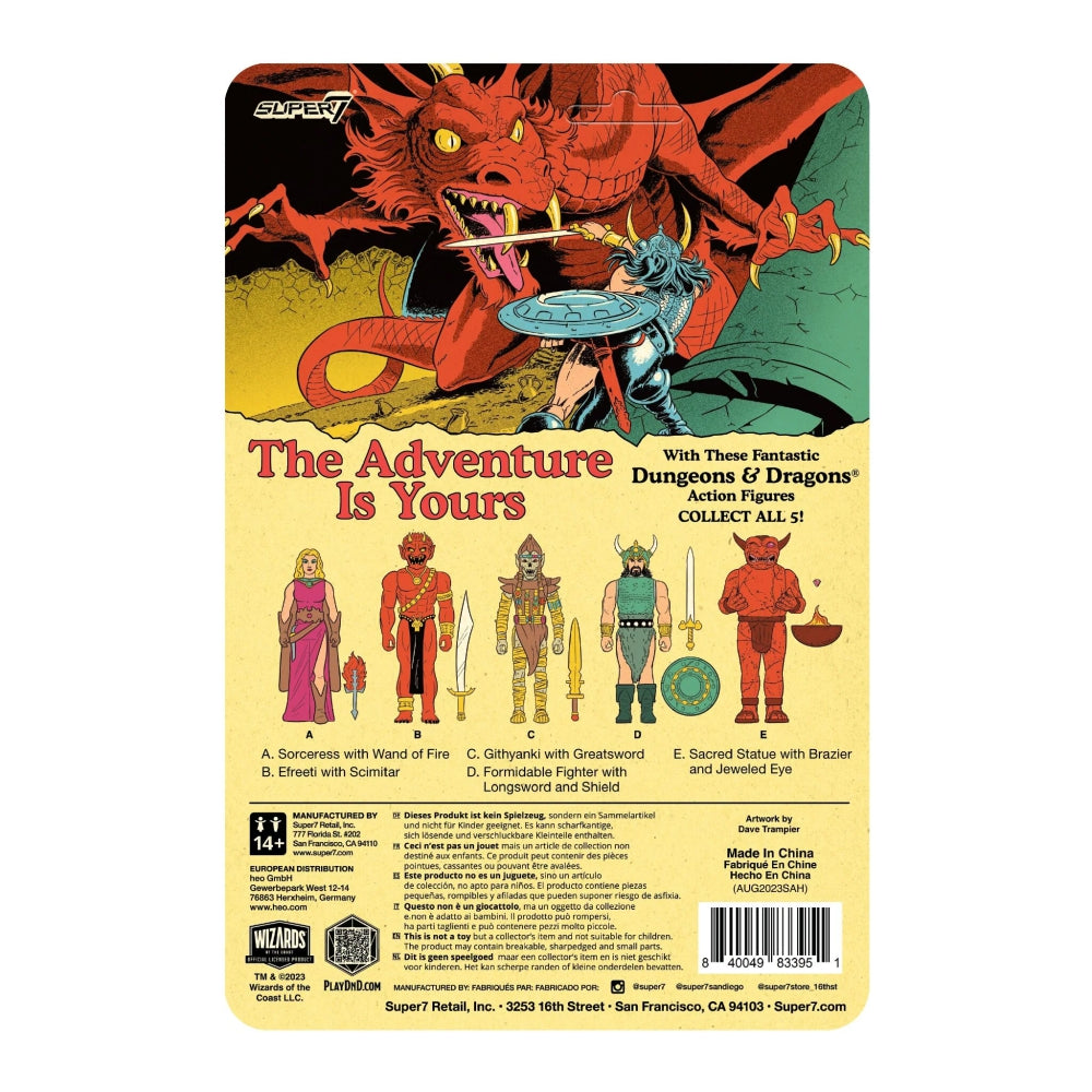 Dungeons and Dragons ReAction Figures Wave 03 Sacred Statue (Player&#39;s Handbook)