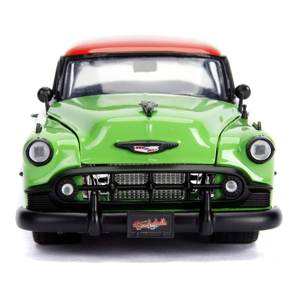 Jada Toys DC Comics Bombshells Poison Ivy &amp; 1953 Chevy Bel Air Die-cast Car
