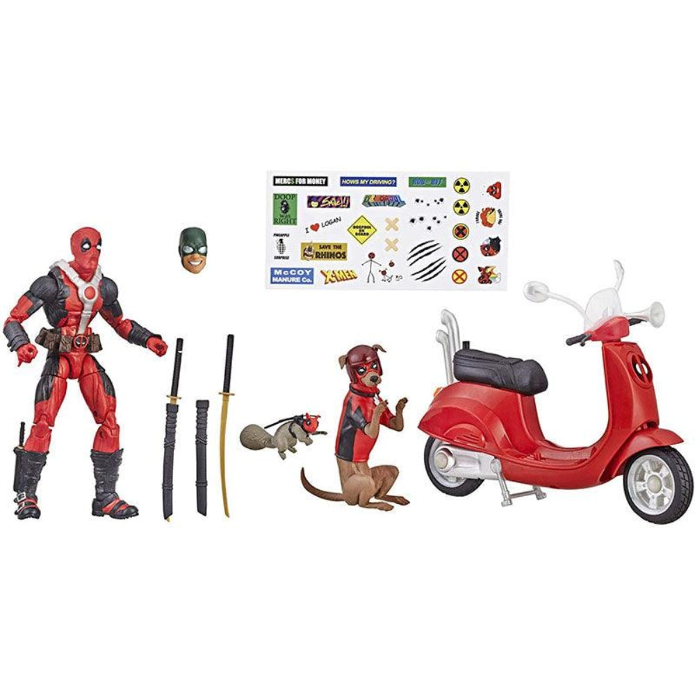 Marvel Legends Ultimate Deadpool Corps 6-Inch Action Figures with Scooter