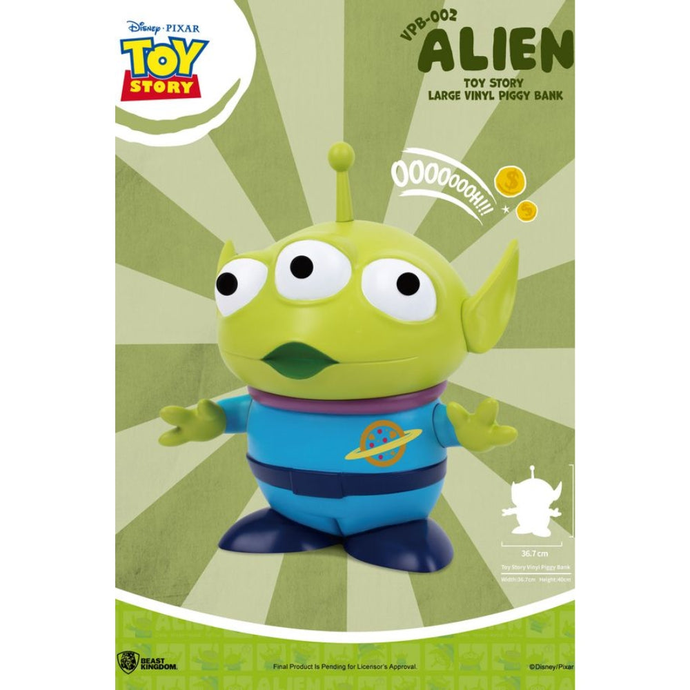 TOY STORY LARGE VINYL PIGGY BANK: ALIEN(RE)