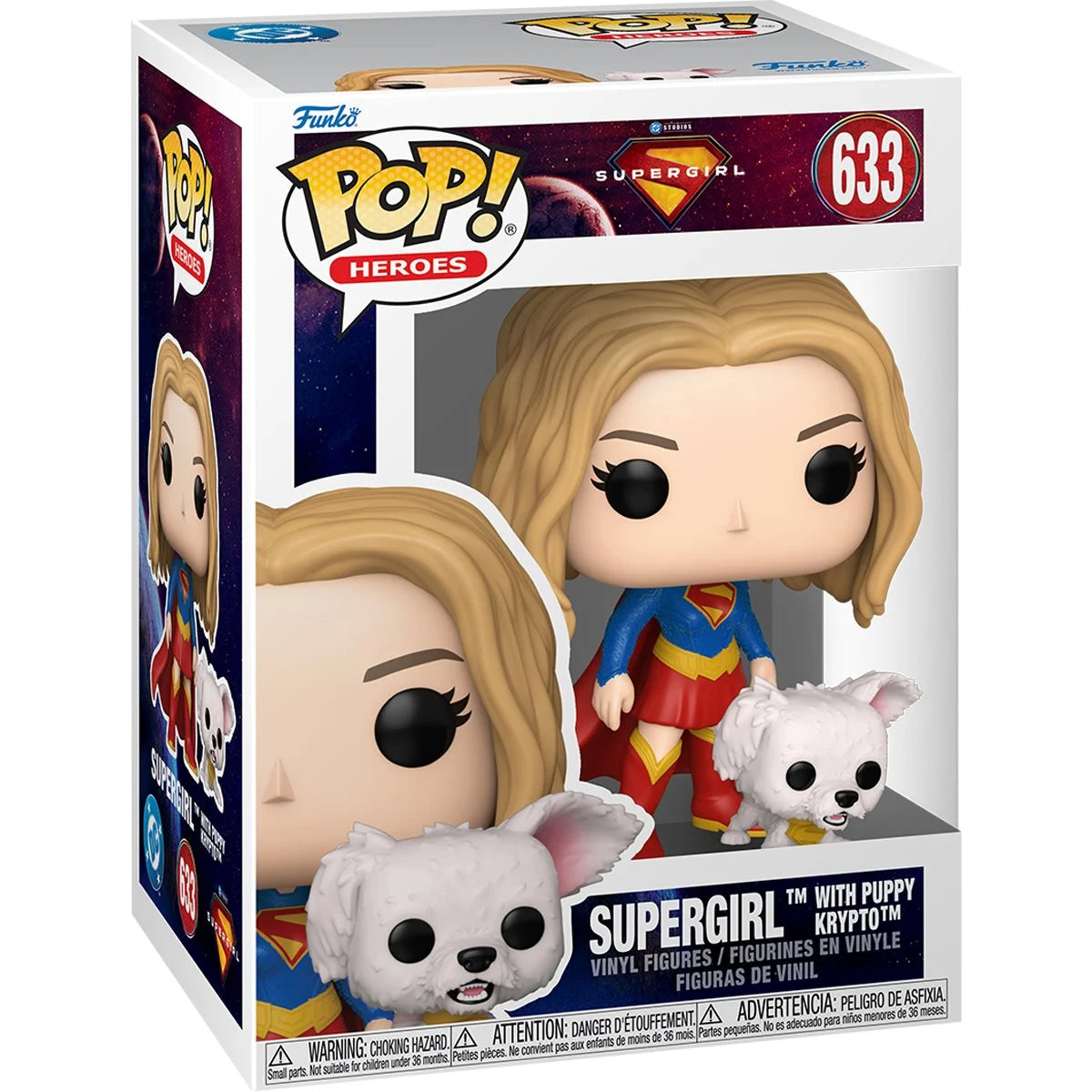 Funko Pop! Supergirl (2026) with Puppy Krypto #633 – Vinyl Figure & Buddy Set