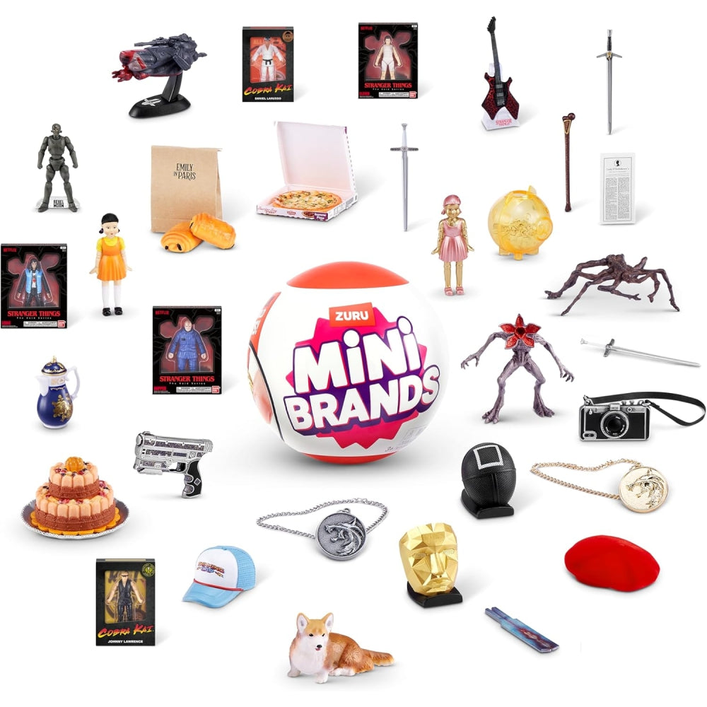 ZURU Mini Brands Netflix Capsule – Collectible Mystery Mini Figures (Blind Capsule, Assorted)