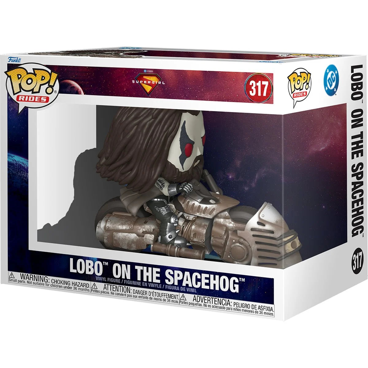 Funko Pop! Ride Lobo on Spacehog #317 – Supergirl (2026) Vinyl Figure