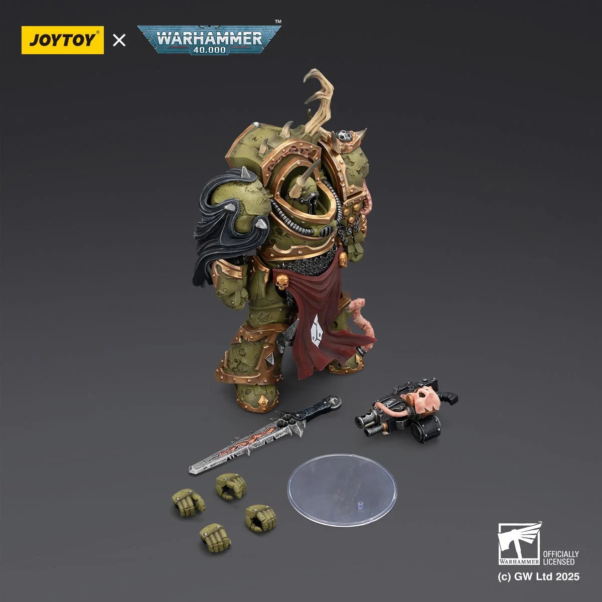 Joy Toy Warhammer 40K Death Guard Blightlord Terminator Combi-Bolter Figure