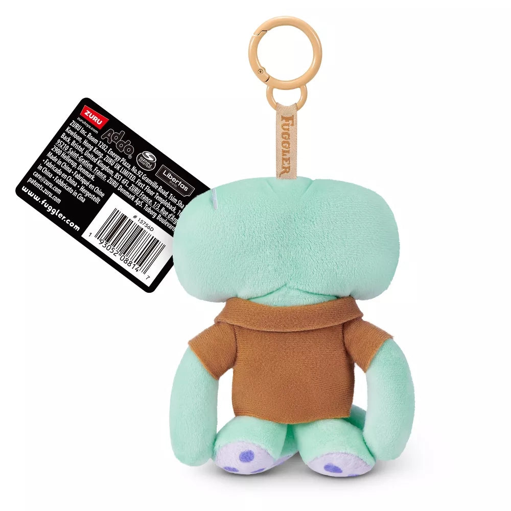 Fuggler SpongeBob Squidward Key Ring Plush 5”