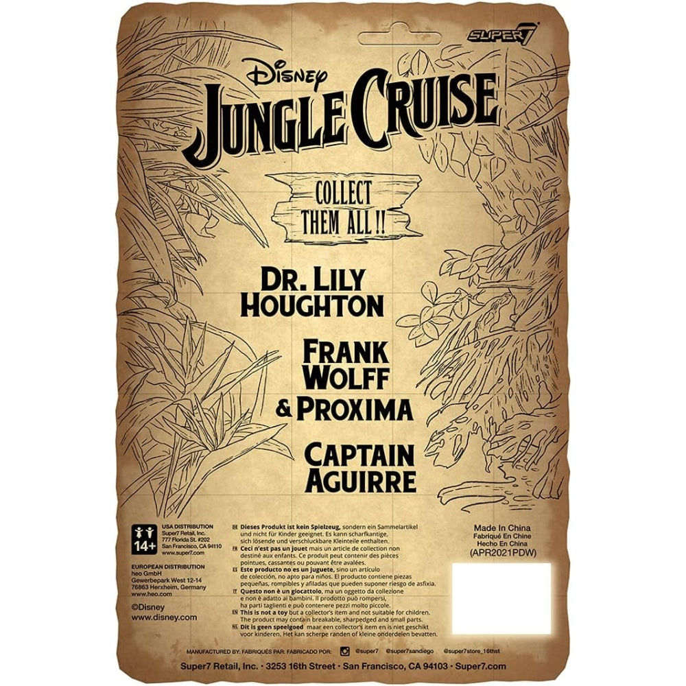 Disney Jungle Cruise Reaction Figure Wave 1 - Frank Wolff &amp; Proxima