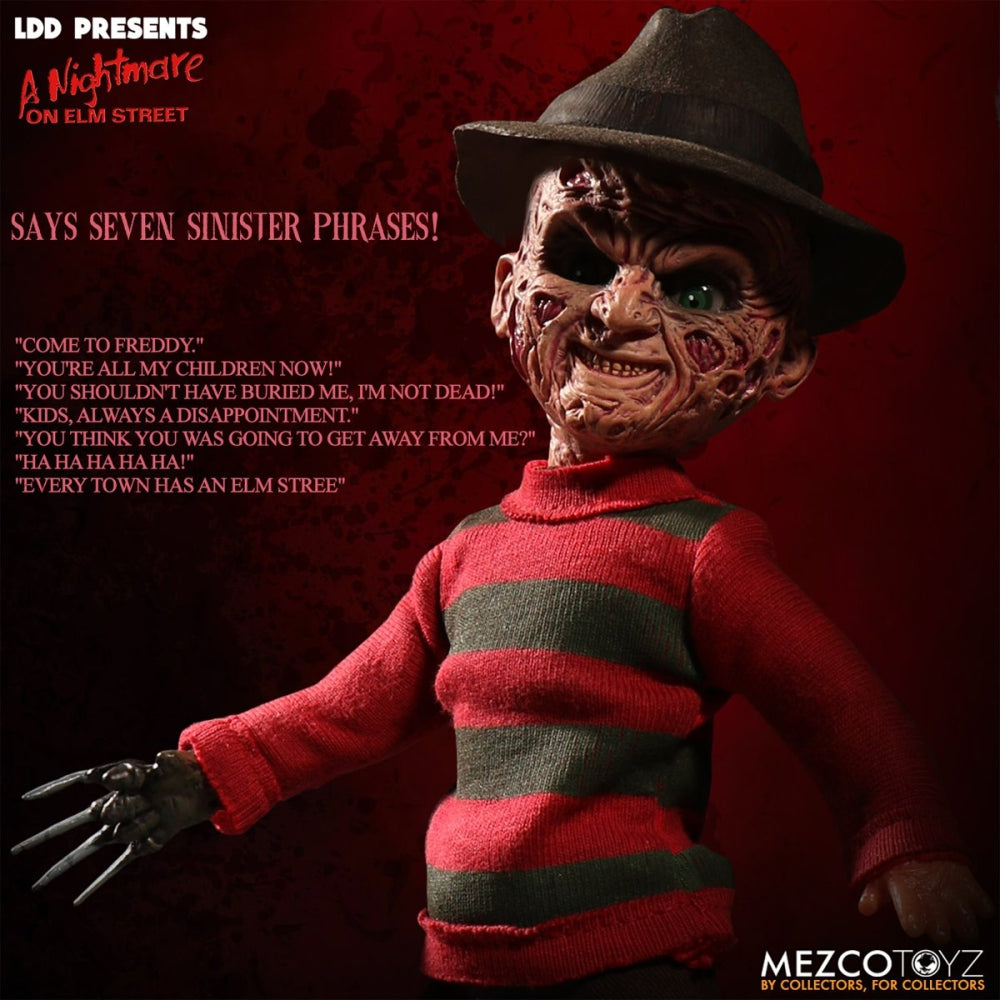 LDD Presents A Nightmare on Elm Street Talking Freddy Krueger 10-Inch Doll