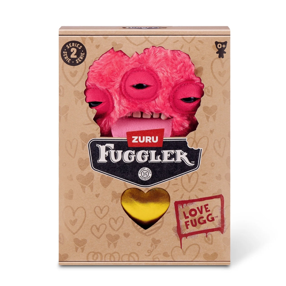 Fuggler Love Fugg Annoyed Alien Plush – 9 Inch Red Valentine Collectible
