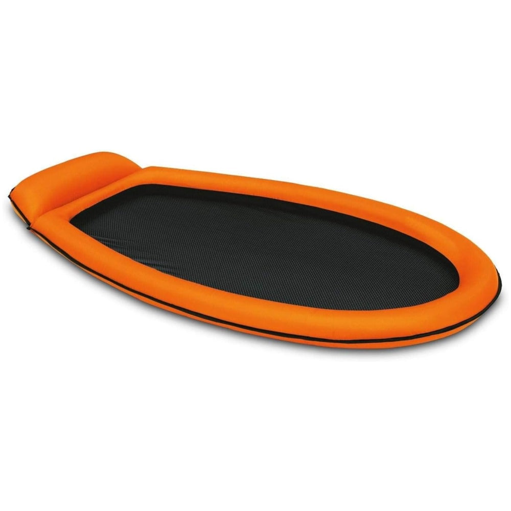 Intex Inflatable Mesh Lounge Floating Raft with Headrest – 70″ x 37″ Pool & Lake Float (Random Color)