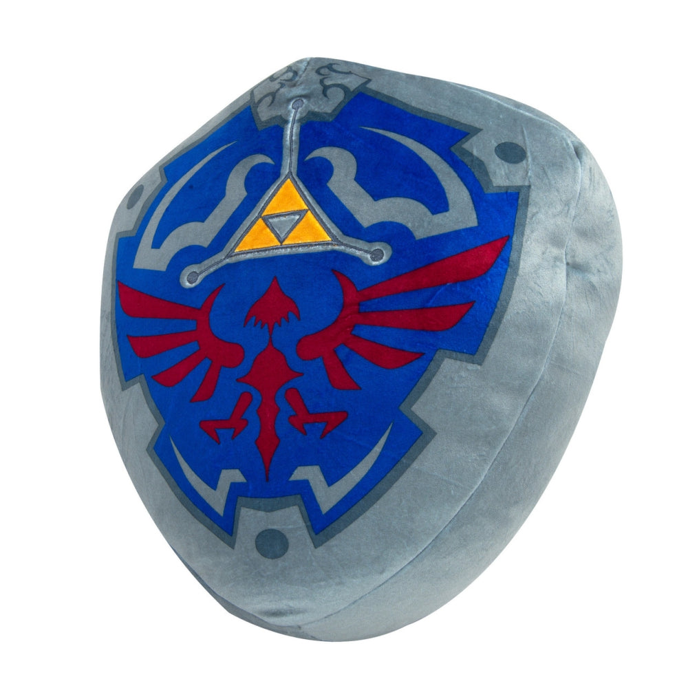 Club Mocchi- Mocchi- The Legend of Zelda Hylian Shield Mega Plush Toy, 15 inch