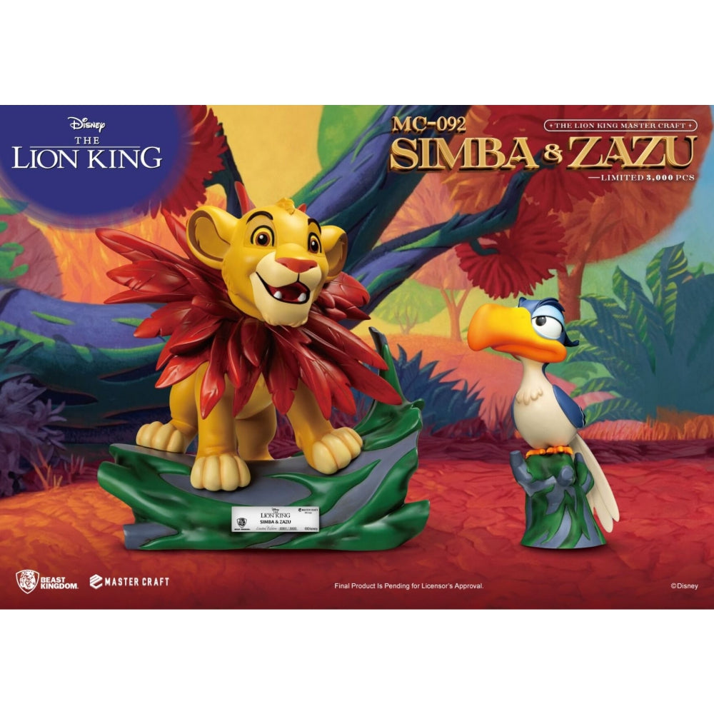 The Lion King Master Craft Little Simba &amp; Zazu