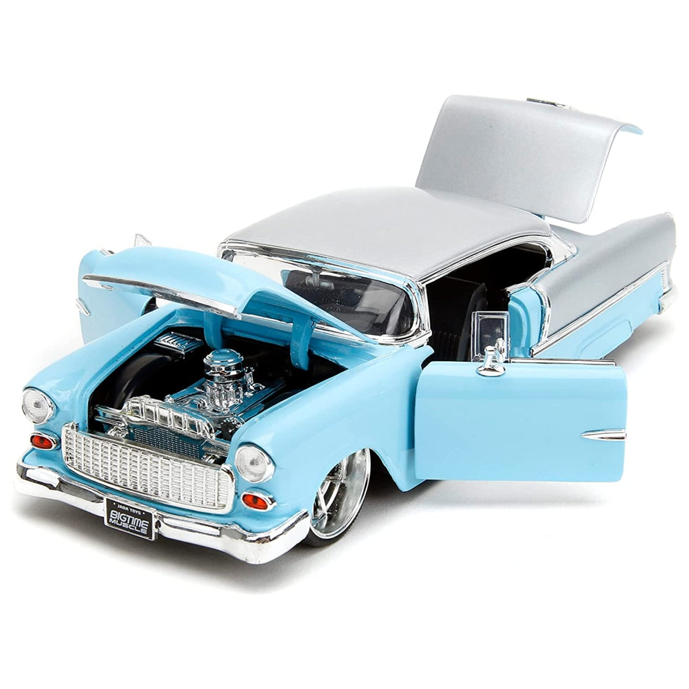 Big Time Muscle 1:24 1955 Chevrolet Bel-Air Die-Cast Car