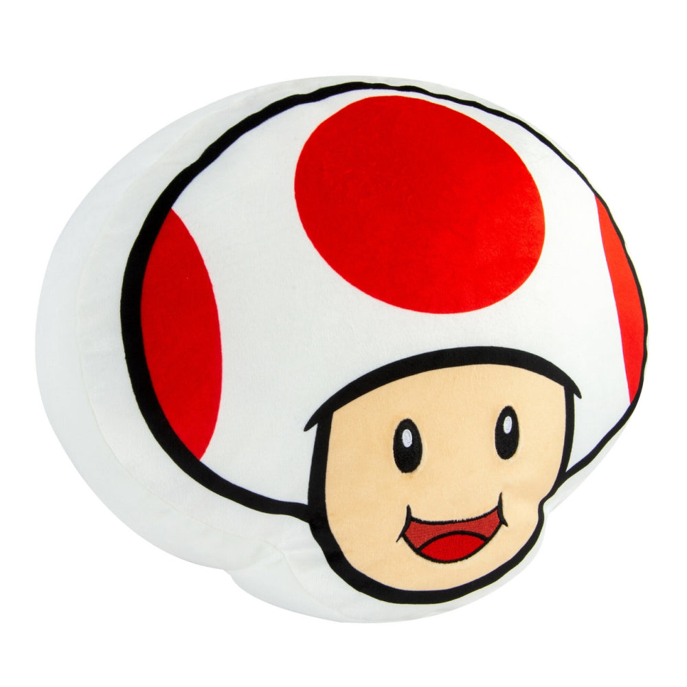 Club Mocchi- Mocchi- Super Mario™ Toad Mega Plush Toy, 15 inch
