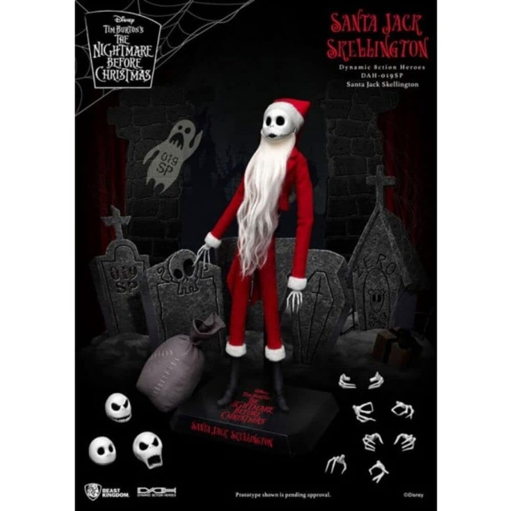 Beast Kingdom The Nightmare Before Christmas: Santa Jack Skellington DAH-019SP