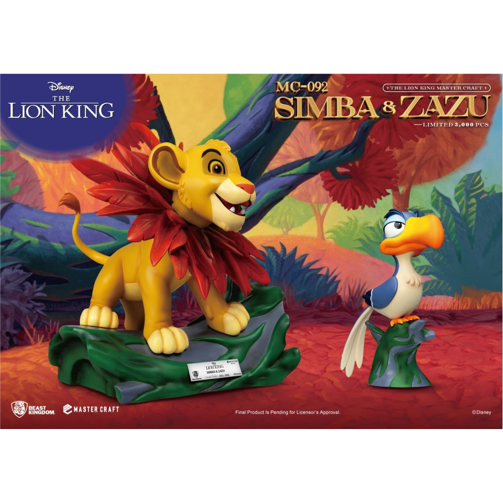 The Lion King Master Craft Little Simba &amp; Zazu