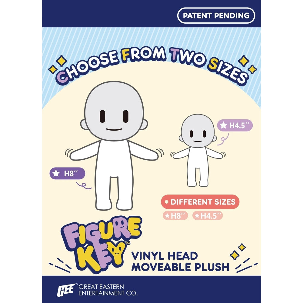 Yu Yu Hakusho - Kuwabara 3 Plastic Head Movable Plush 4.5&quot; H